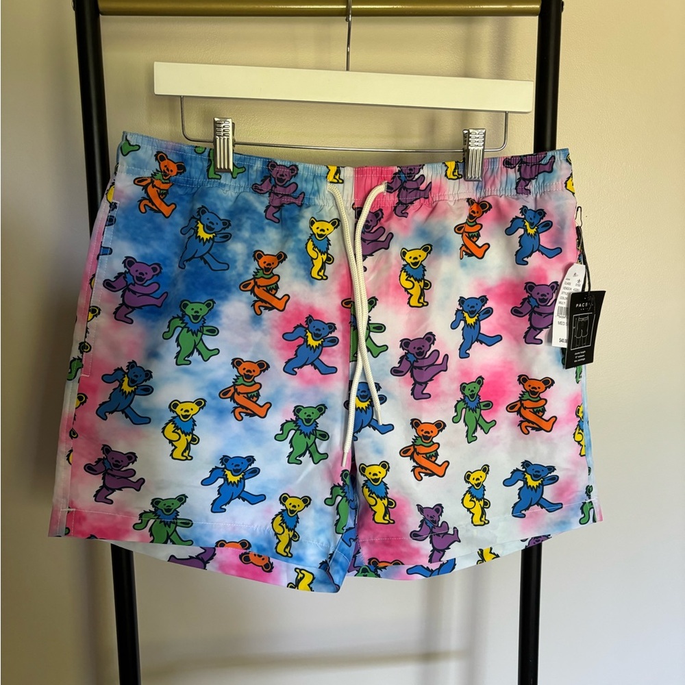 Grateful Dead swim trunks